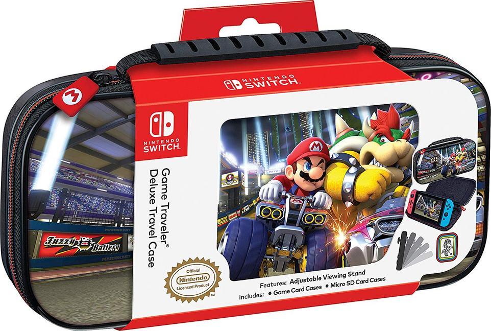 Nintendo GAME TRAVELER DELUXE TRAVEL CASE NNS50B Mario Kart für Nintendo Switch Tasche NSW