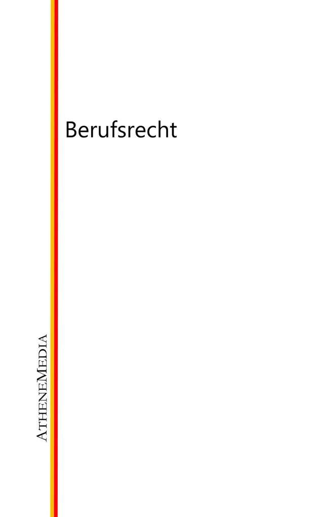 Berufsrecht
