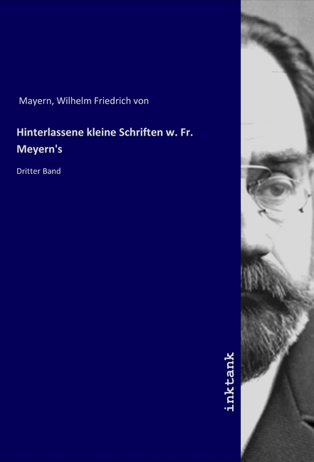 Image of Hinterlassene kleine Schriften w. Fr. Meyern's