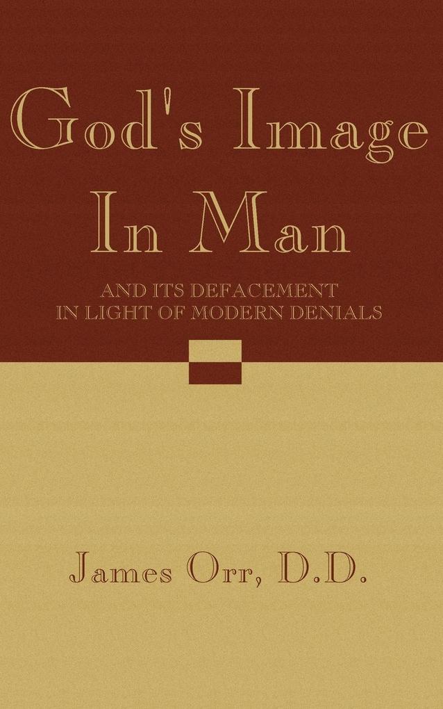 God's Image in Man