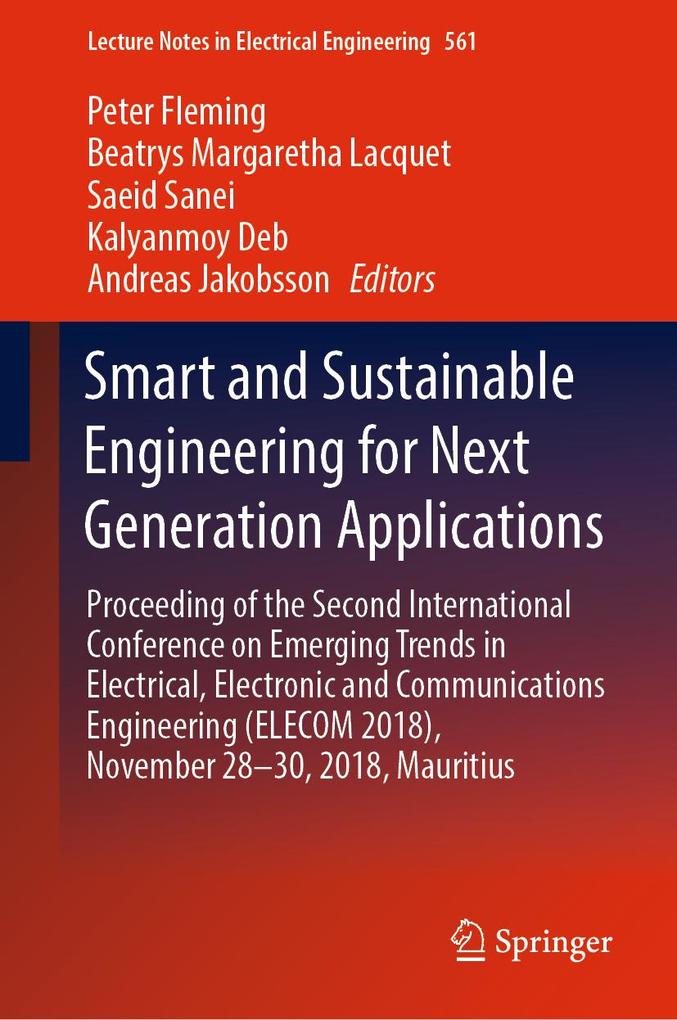 Smart and Sustainable Engineering for Next Generation Applications