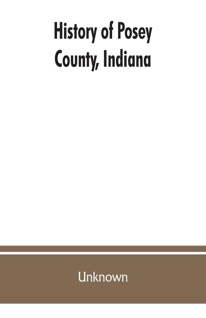 History of Posey County Indiana