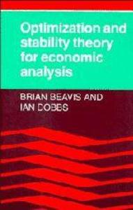 Optimization and Stability Theory for Economic Analysis