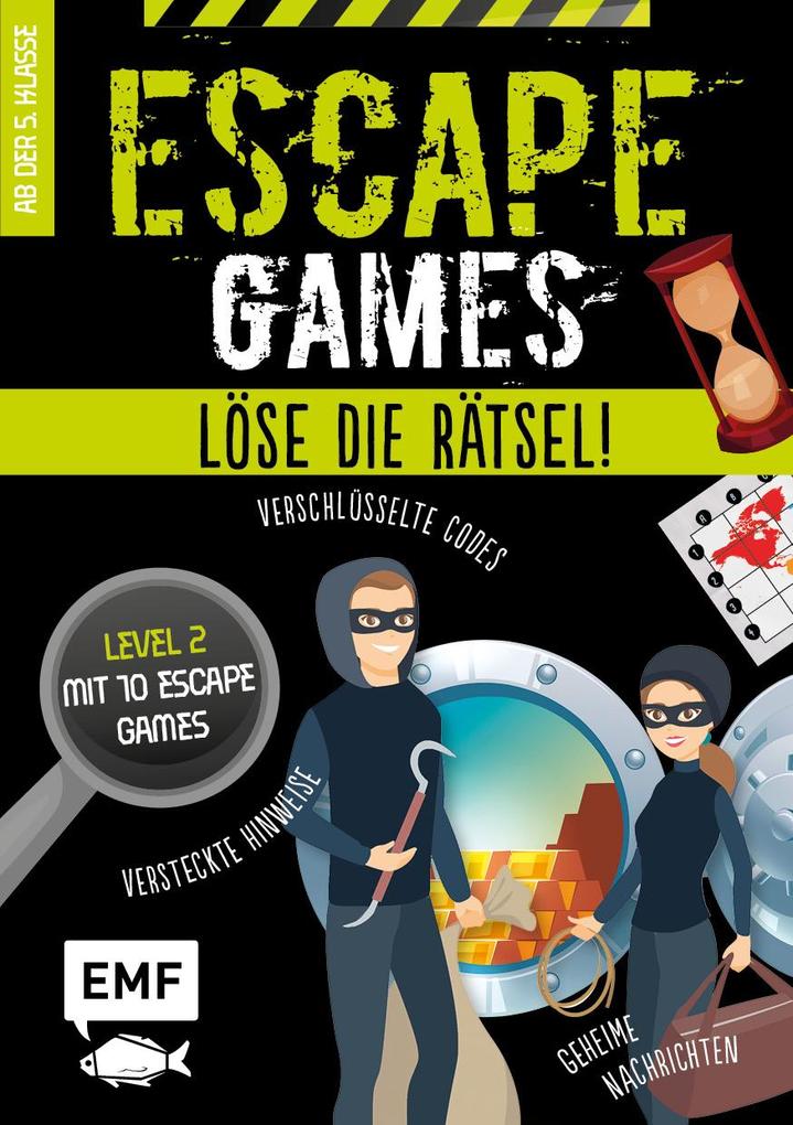 Image of Escape Games - Löse die Rätsel! - Level 2 mit 10 Escape Games ab 10 Jahren