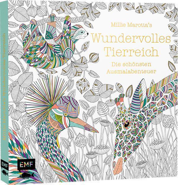 Millie Marotta's Wundervolles Tierreich - Die schönsten Ausmalabenteuer