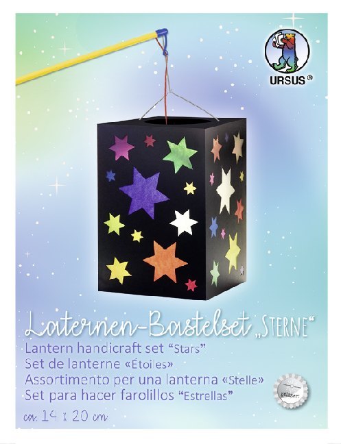 URSUS Laternenzeit Laternen-Bastelset Sterne