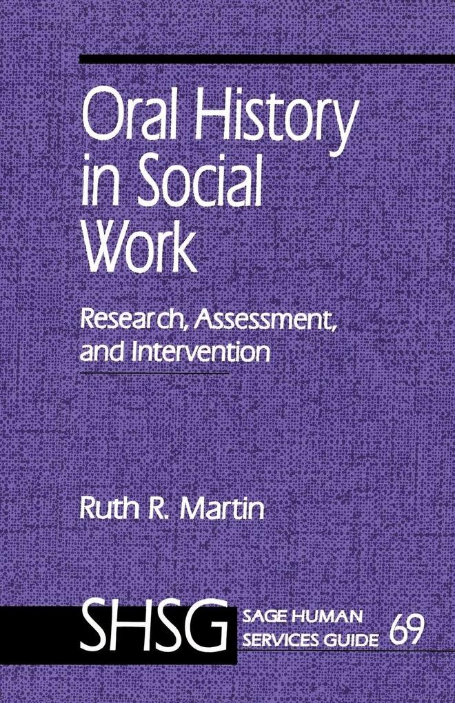 Oral History in Social Work