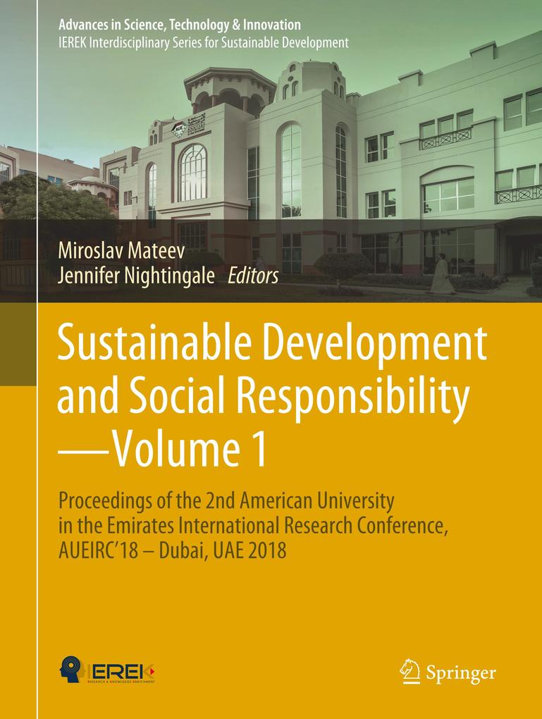 Sustainable Development and Social ResponsibilityVolume 1