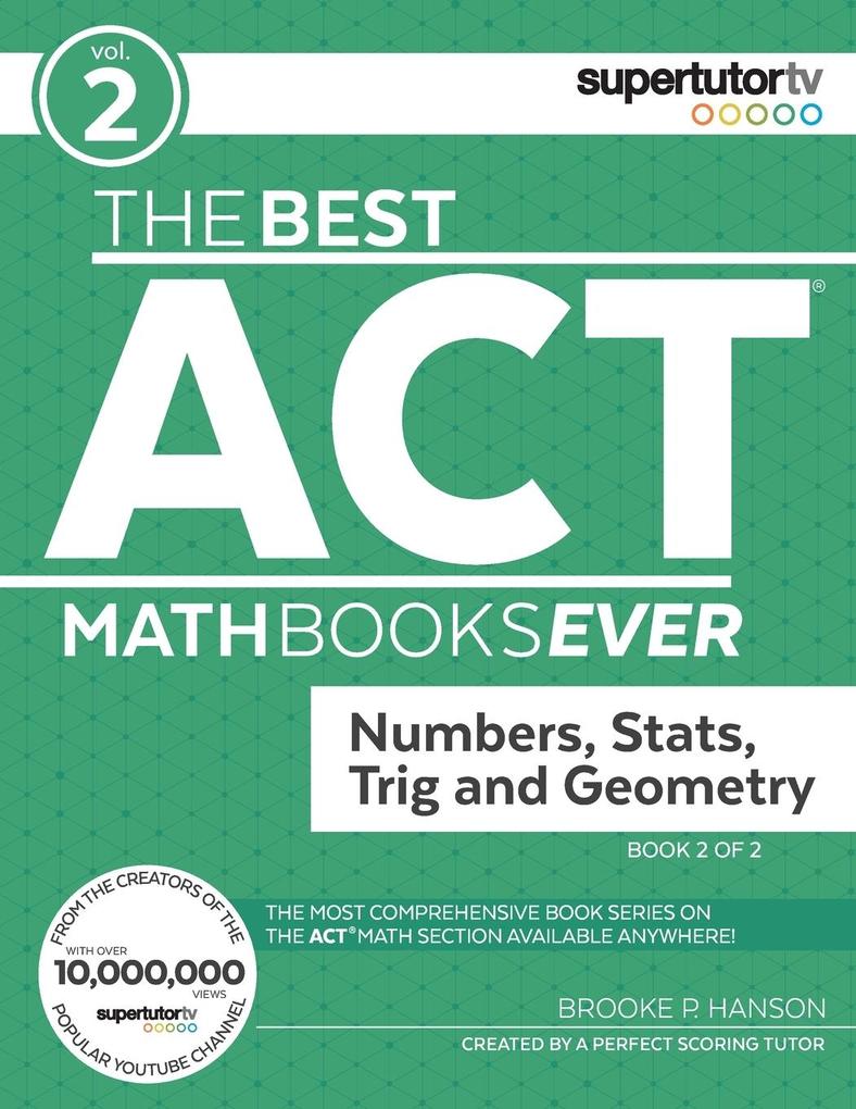 The Best ACT Math Books Ever Book 2