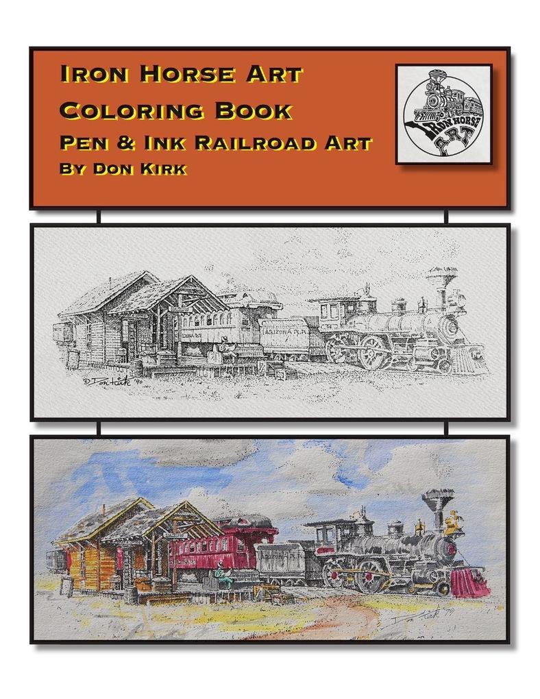 Iron Horse Art Coloring Book