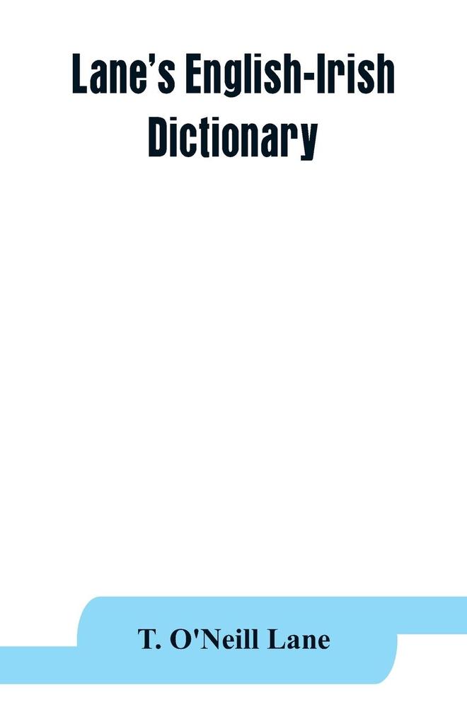 Lane's English-Irish dictionary
