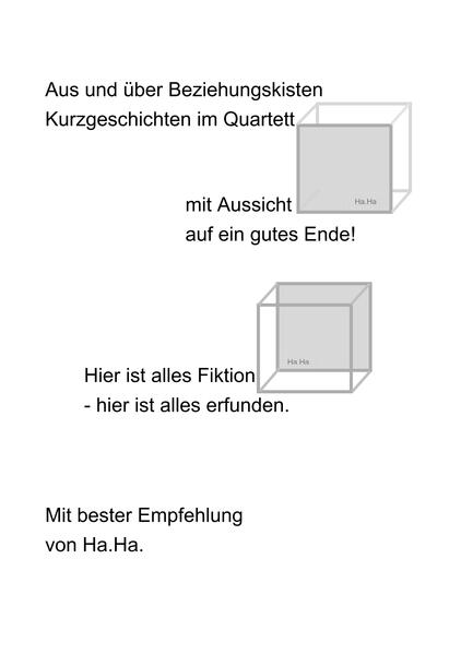 Image of Kurzgeschichten im Quartett