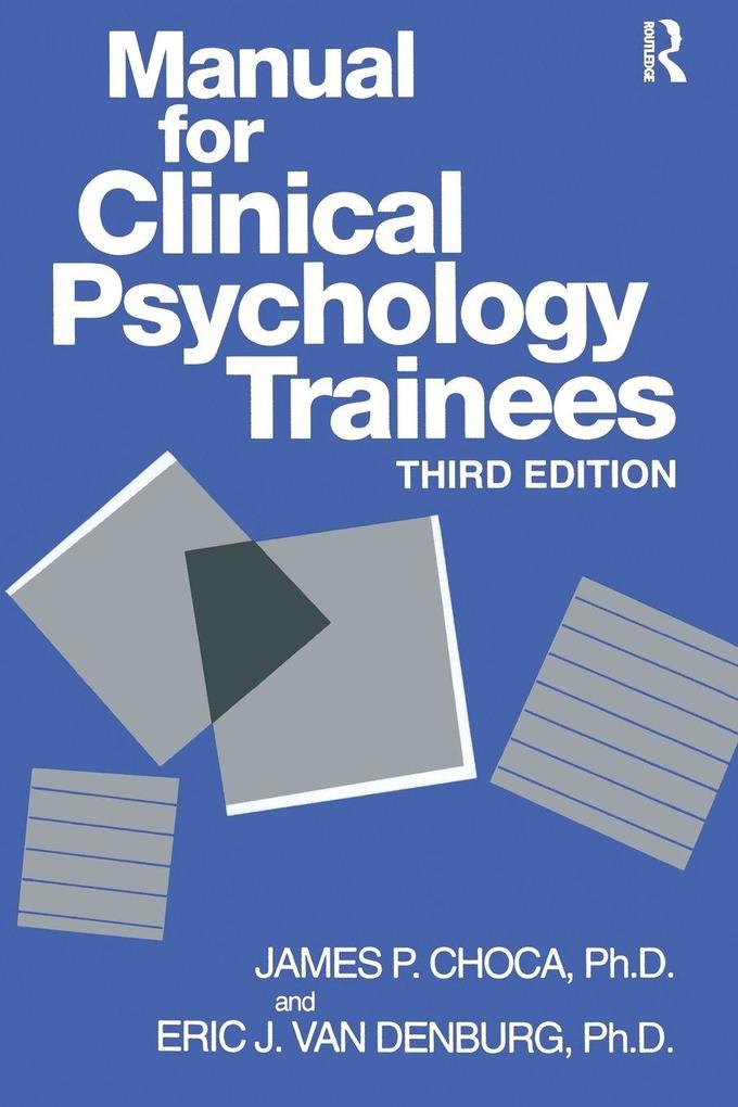 Manual For Clinical Psychology Trainees
