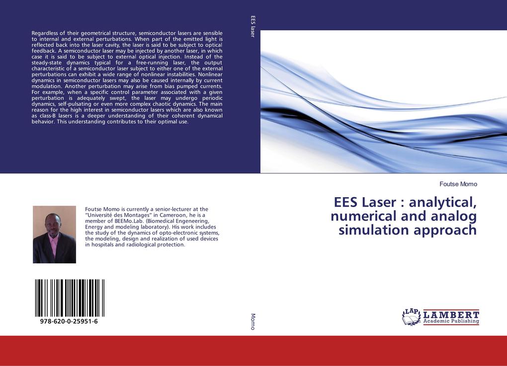 EES Laser : analytical numerical and analog simulation approach