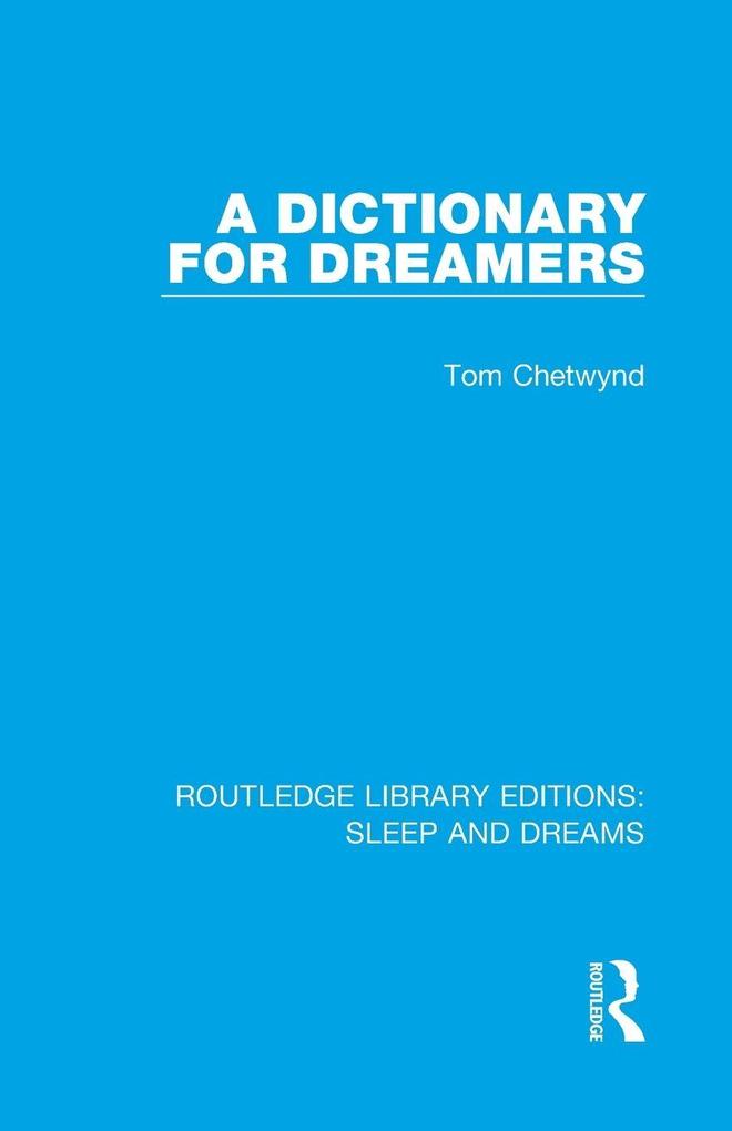A Dictionary for Dreamers