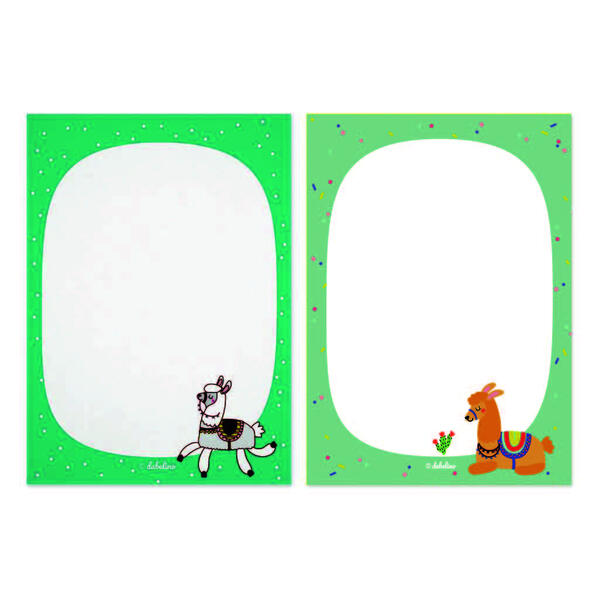 Notizblock-Set Lama (für Kinder)
