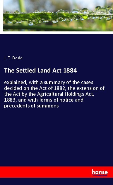 The Settled Land Act 1884