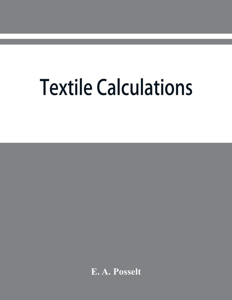 Textile calculations