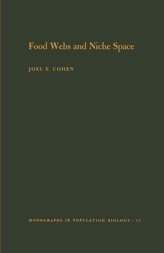 Food Webs and Niche Space
