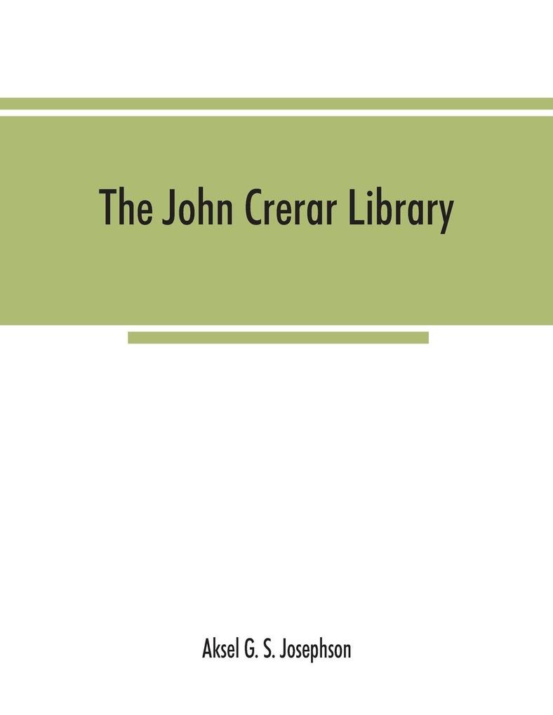 The John Crerar Library