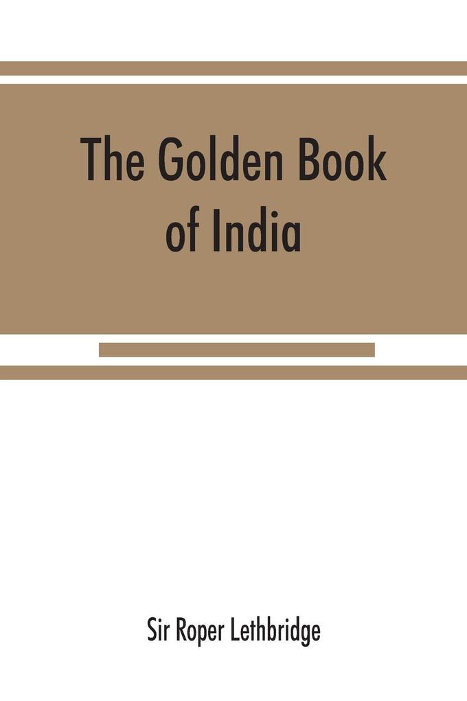 The golden book of India