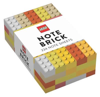 Chronicle Books Lego(r) Note Brick (Yellow-Orange)