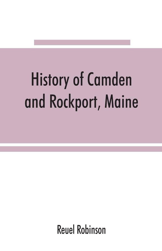 History of Camden and Rockport Maine