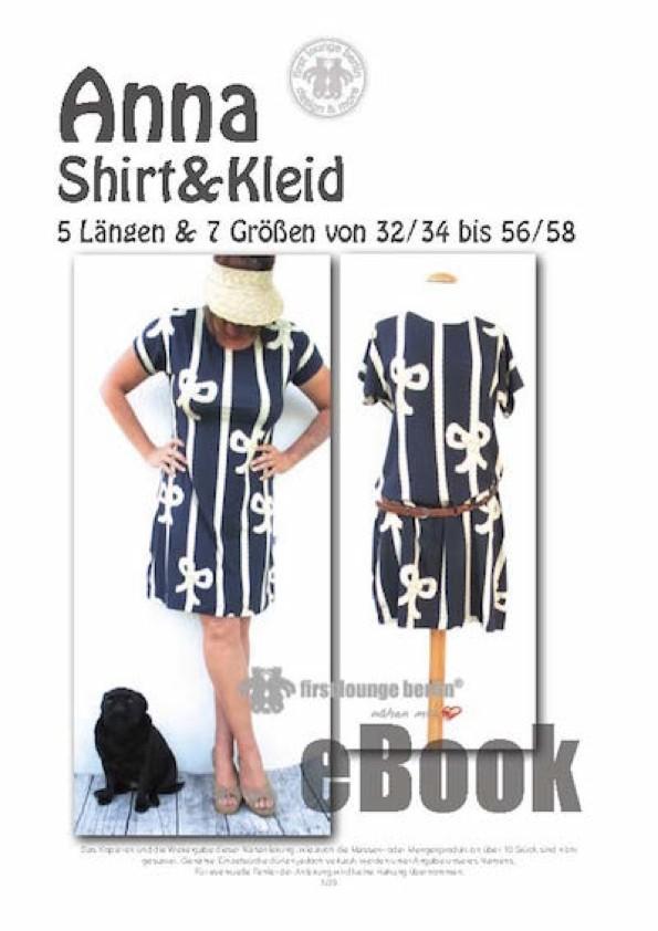 ANNA Shirt & Kleid Schnittmuster mit Nähanleitung von firstloungeberlin
