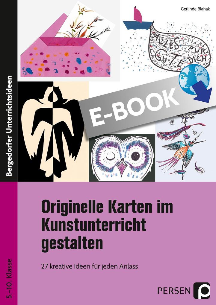 Originelle Karten im Kunstunterricht gestalten