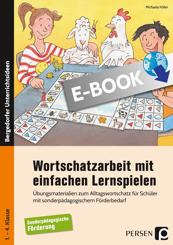 Wortschatzarbeit mit einfachen Lernspielen