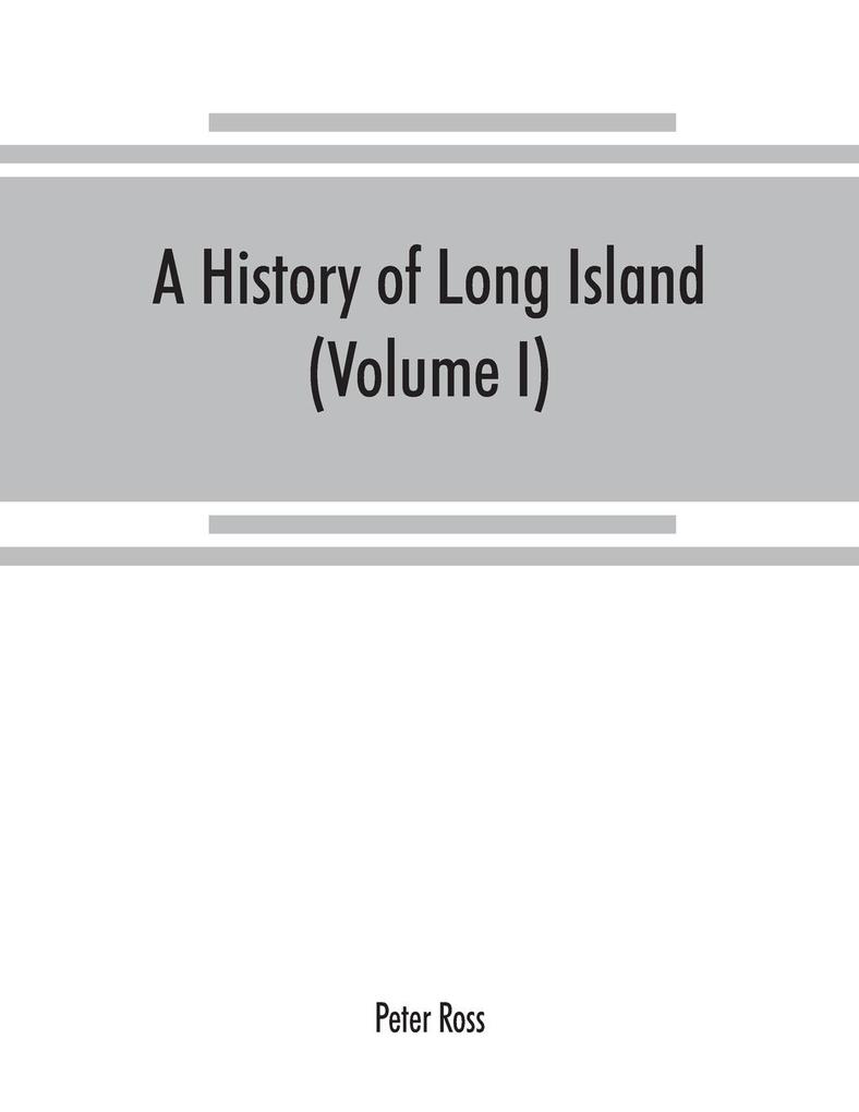 A history of Long Island