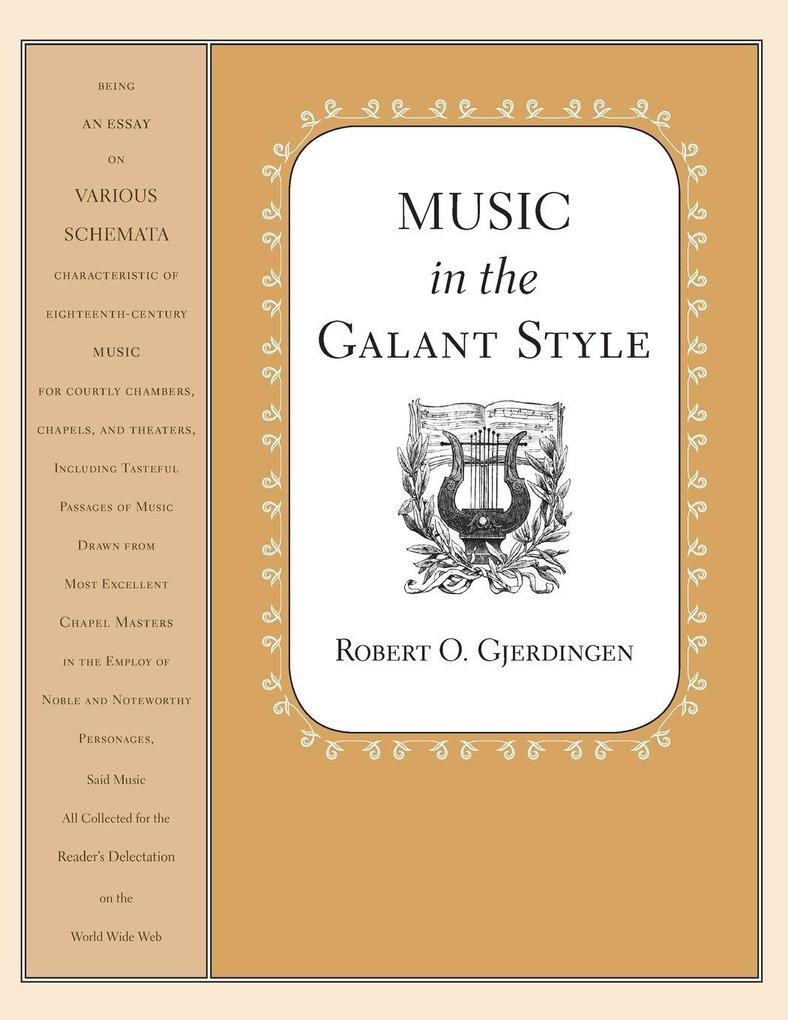 Oxford University Press Usa Music In The Galant Style