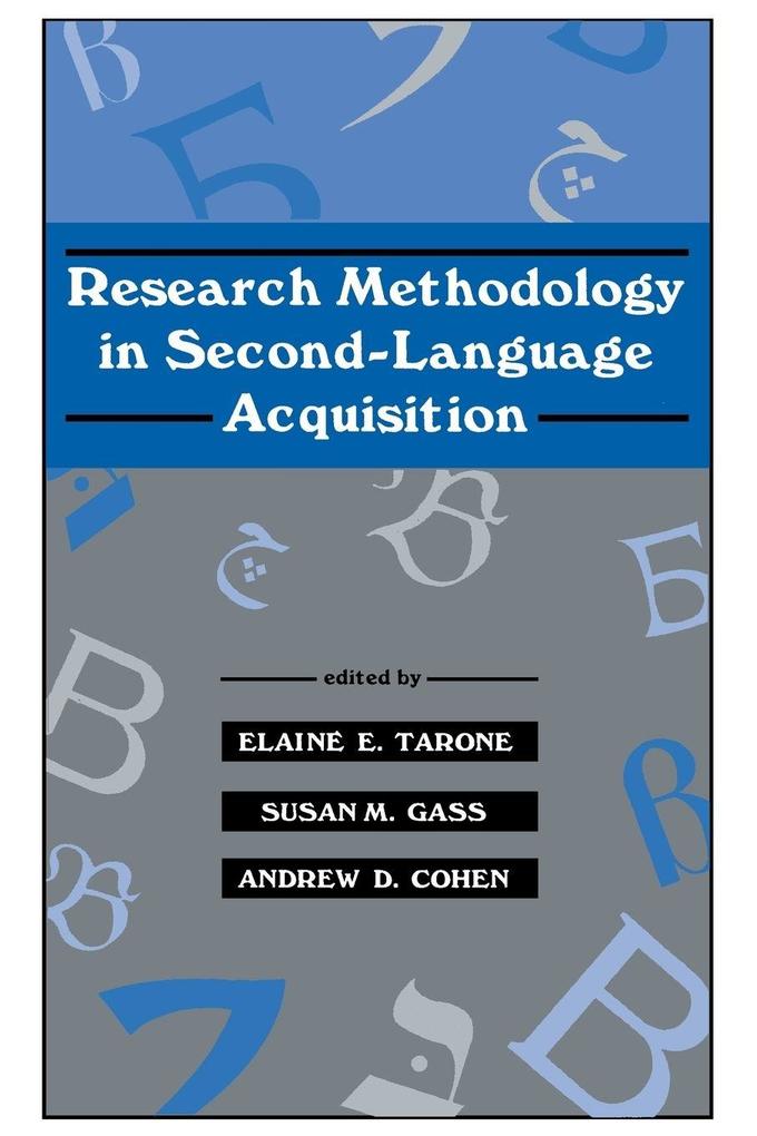 Research Methodology in Second-Language Acquisition