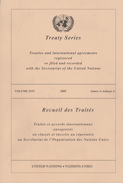 Treaty Series 2319/Recueil des Traités 2319