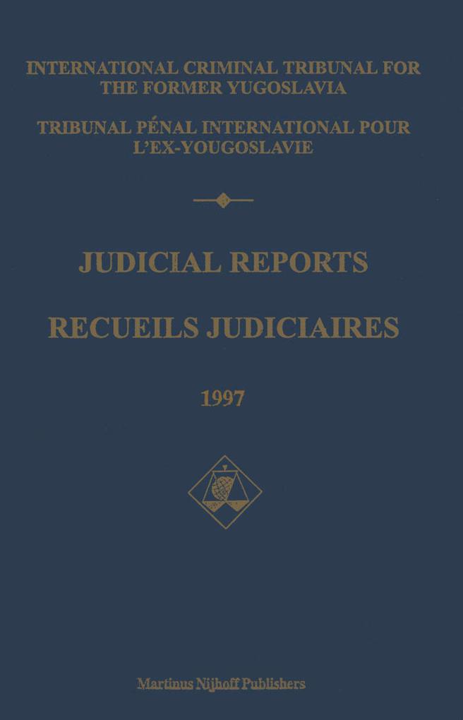 International Criminal Tribunal for the Former Yugoslavia/Tribunal Pénal International pour l‘ex-Yougoslavie