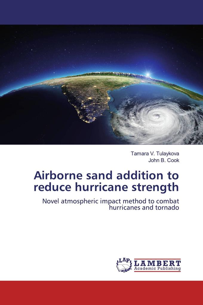 Airborne sand addition to reduce hurricane strength