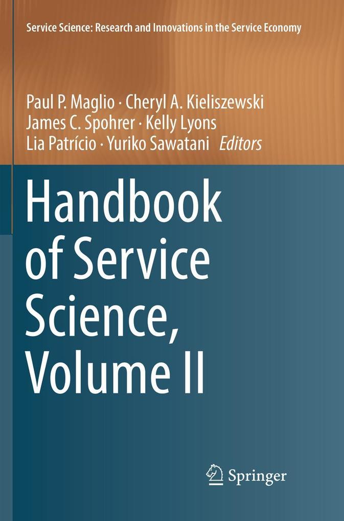Handbook of Service Science Volume II