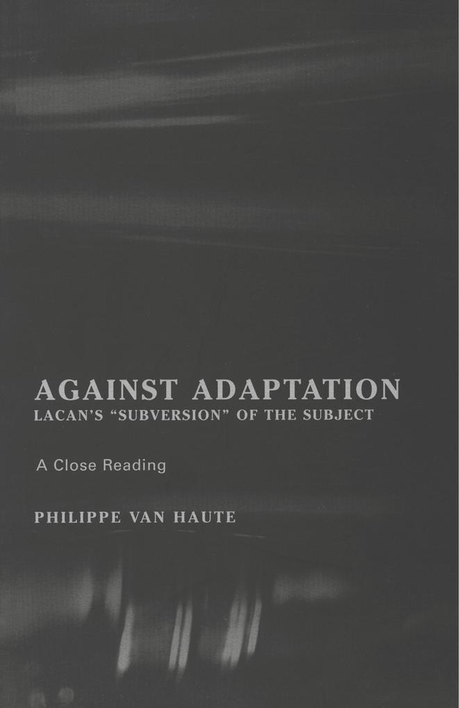Against Adaptation - Philippe van Haute
