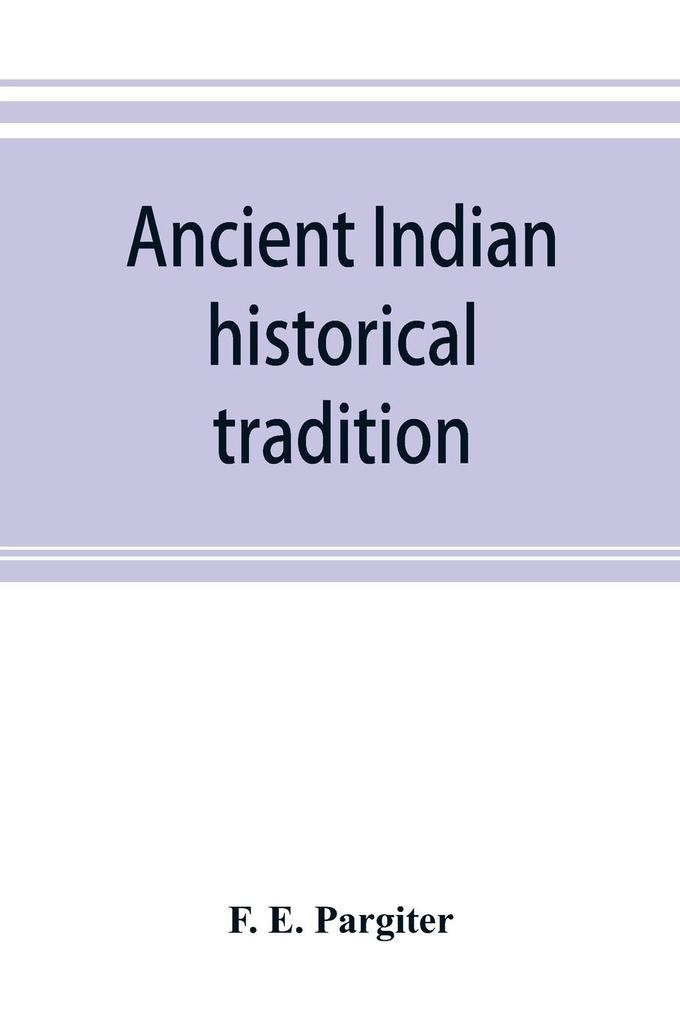 Ancient Indian historical tradition