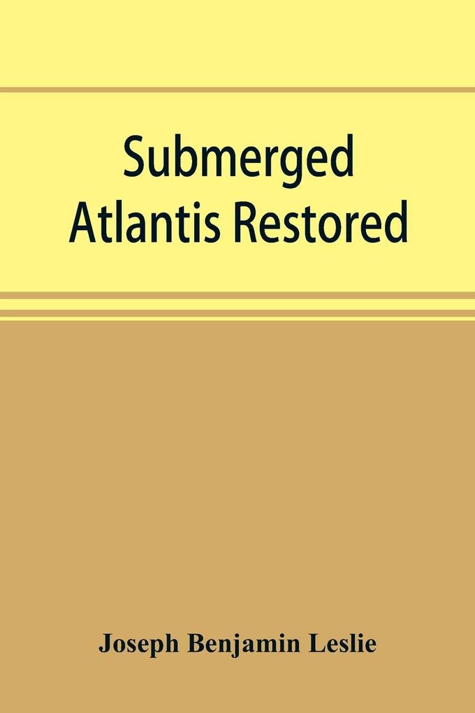 Submerged Atlantis restored or Rin-ga-se nud si-i kel'ze (links and cycles)