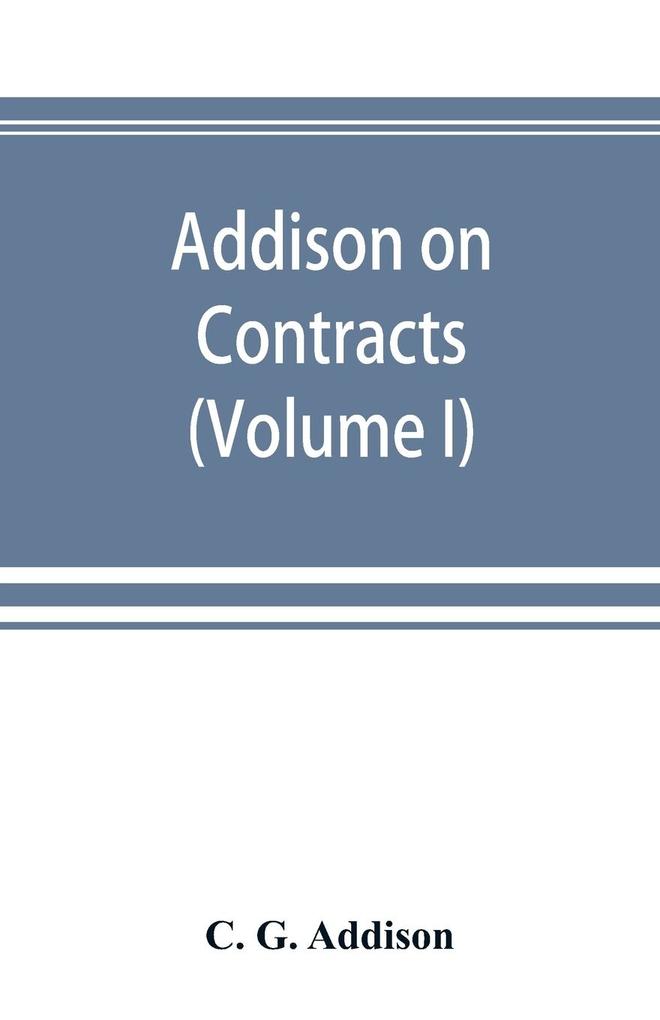 Addison on contracts