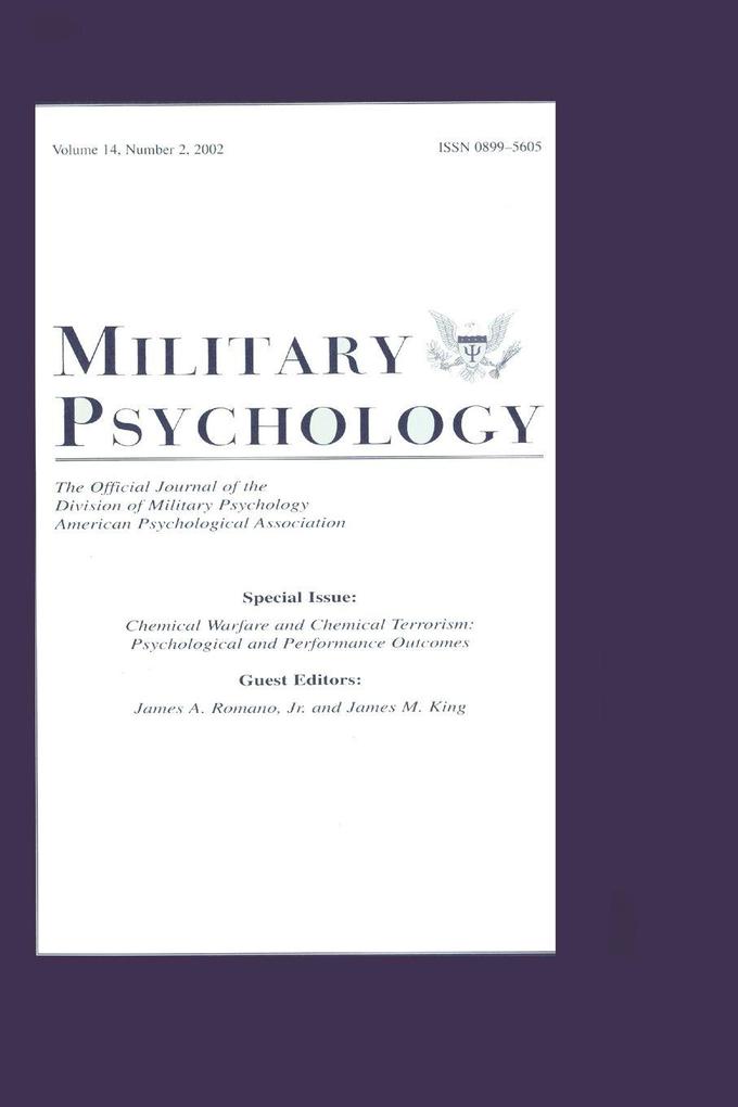 Chemical Warfare and Chemical Terrorism