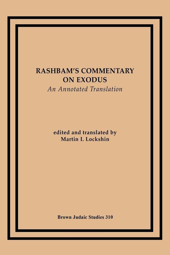 Rashbam's Commentary on Exodus