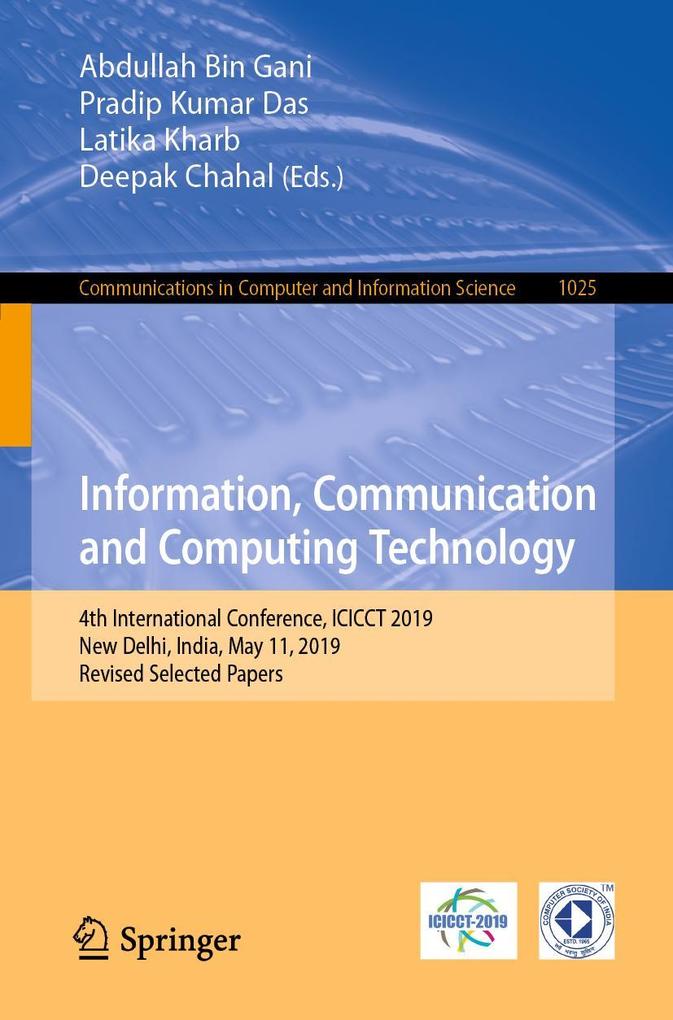 Information Communication and Computing Technology