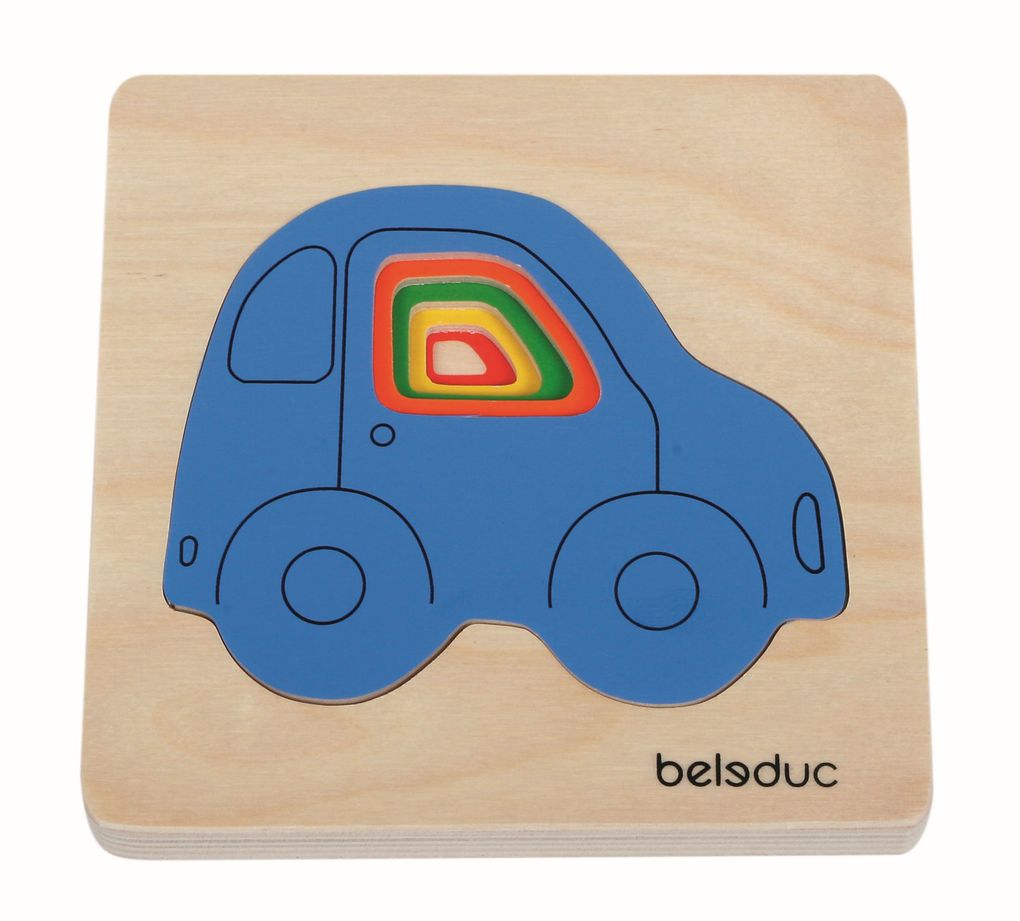 Beleduc - Lagen-Puzzle Auto