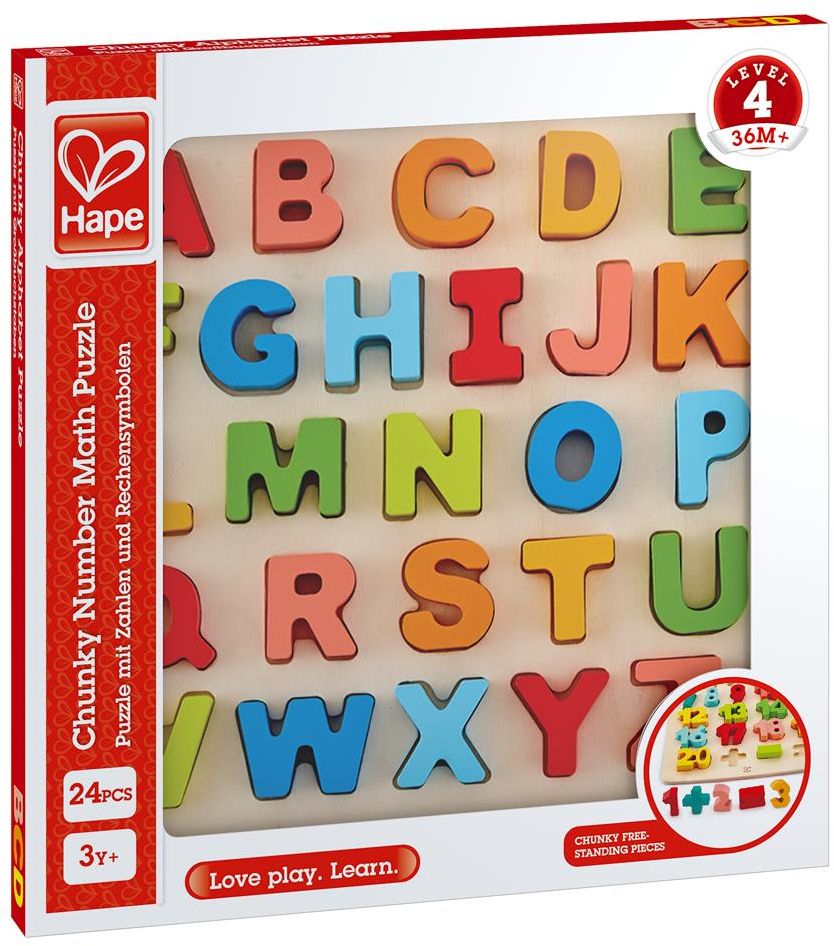 Image of Hape - Puzzle mit Großbuchstaben 27 Teile