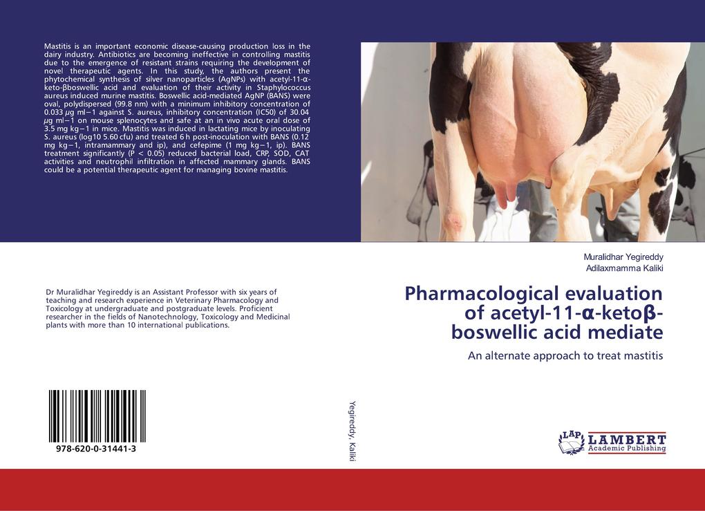 Pharmacological evaluation of acetyl-11--keto-boswellic acid mediate