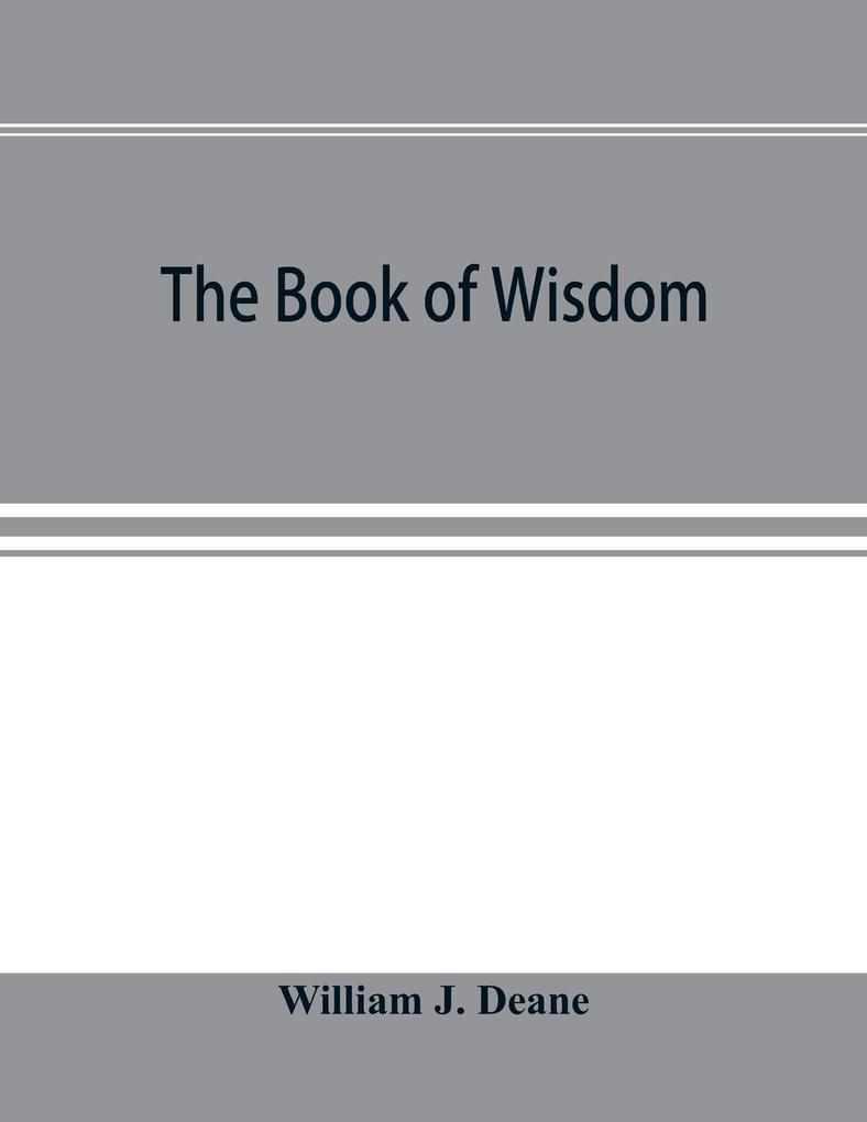 The book of Wisdom