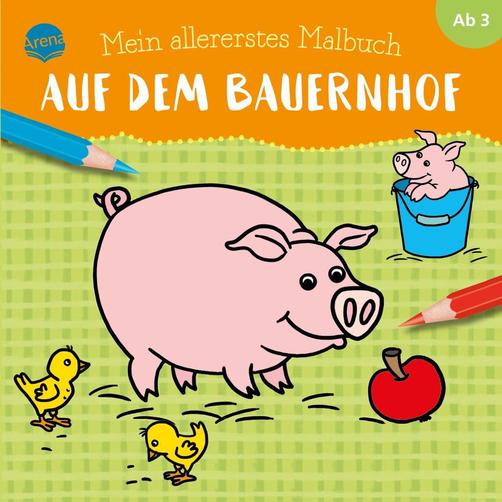 Image of Mein allererstes Malbuch. Auf dem Bauernhof