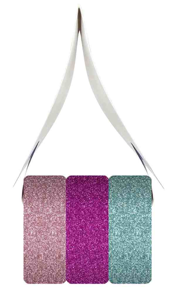 URSUS Dekorationsartikel Glitter Tape 3er-Set Rosé Pink und Himmelblau